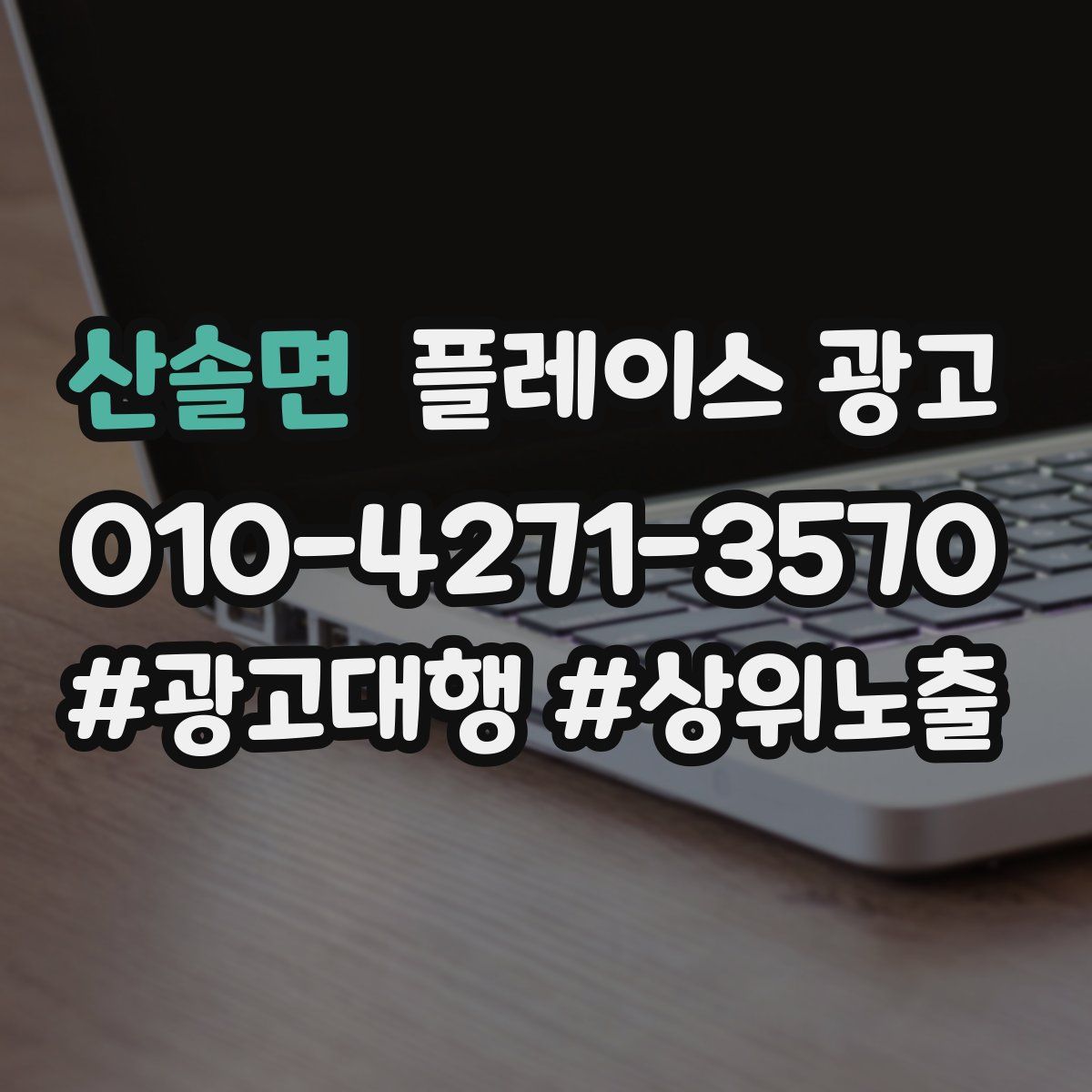 산솔면 플레이스 광고