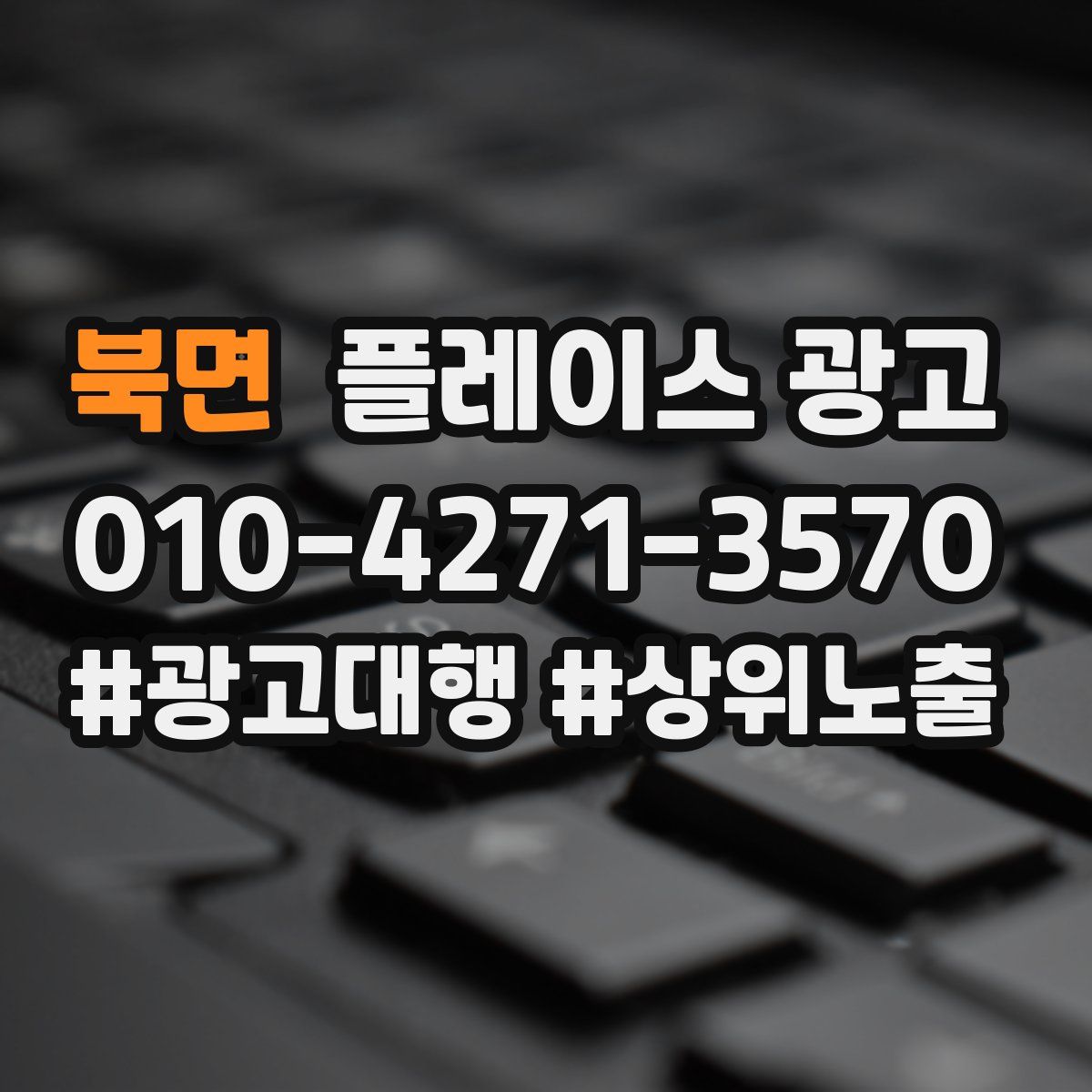 북면 플레이스 광고