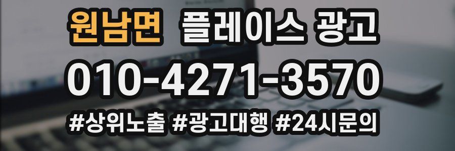 원남면 플레이스 광고