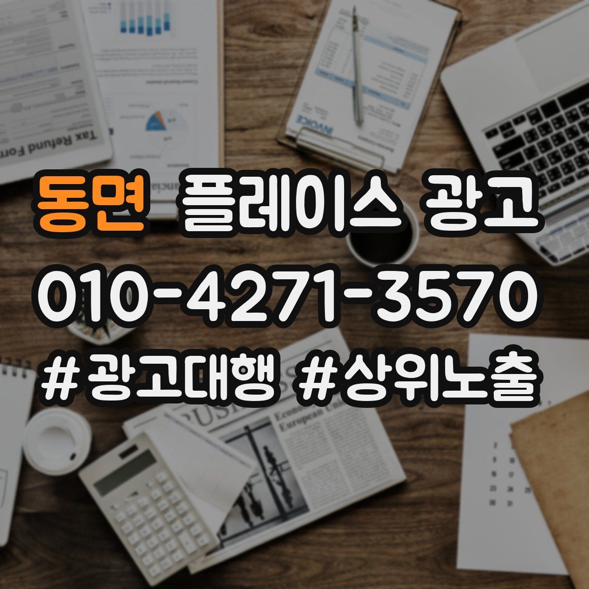 동면 플레이스 광고