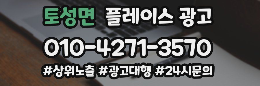 토성면 플레이스 광고