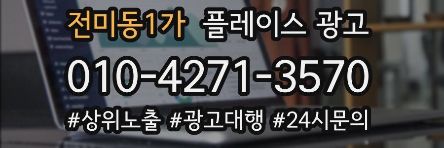 전미동1가 플레이스 광고