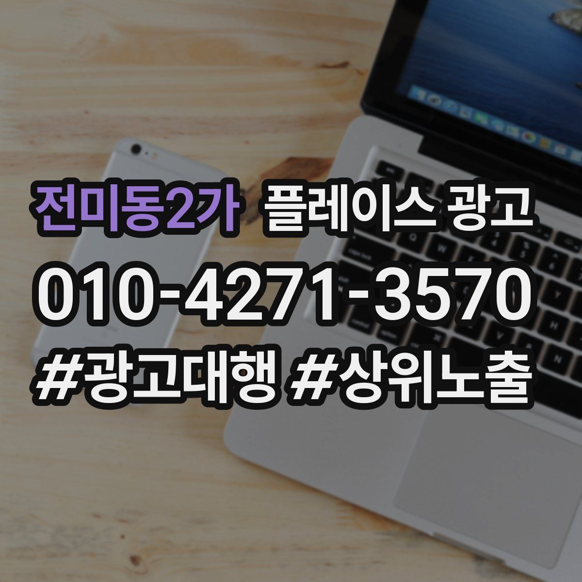 전미동2가 플레이스 광고
