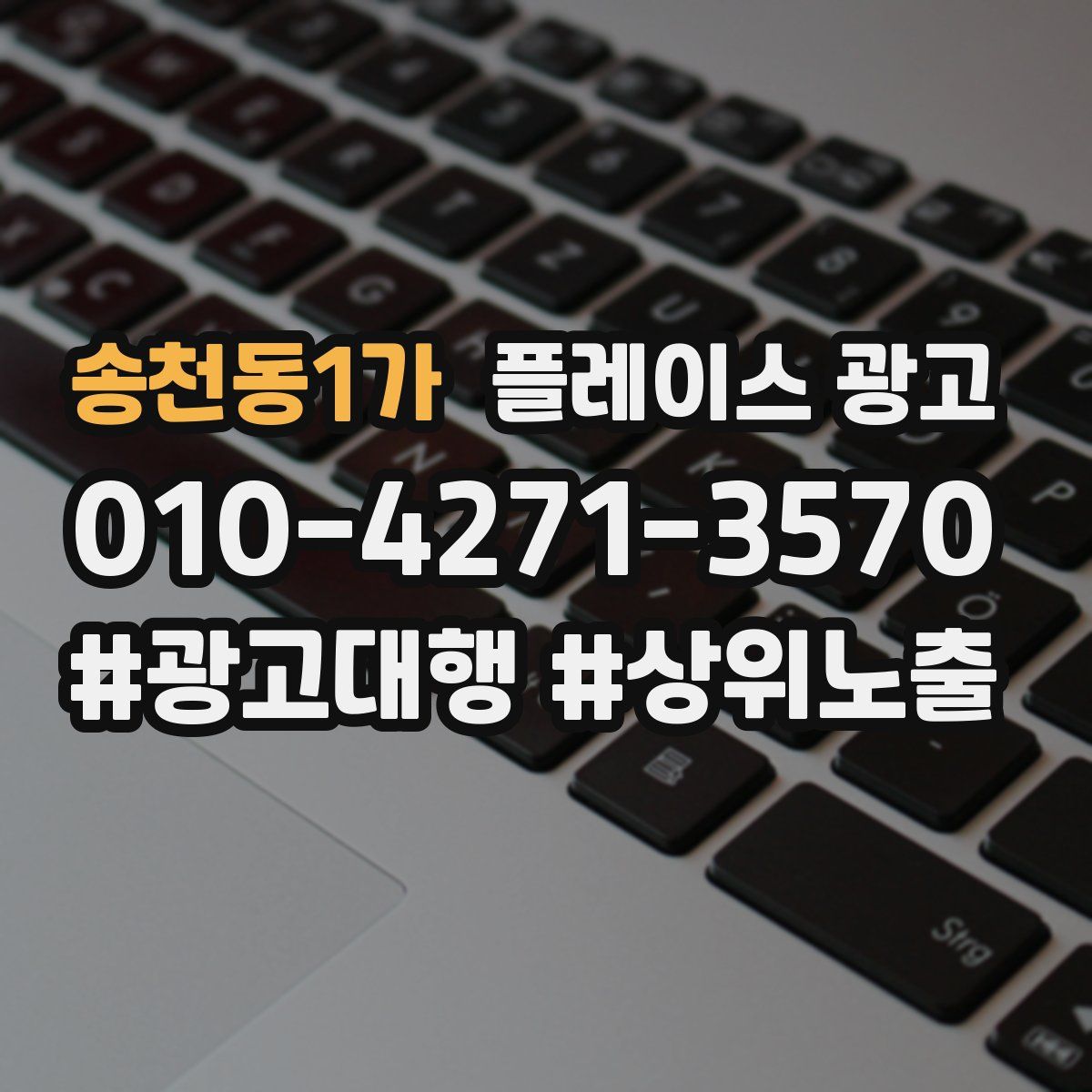 송천동1가 플레이스 광고