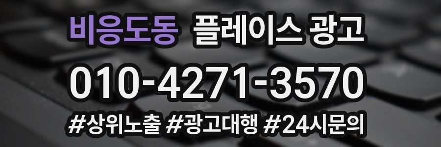 비응도동 플레이스 광고