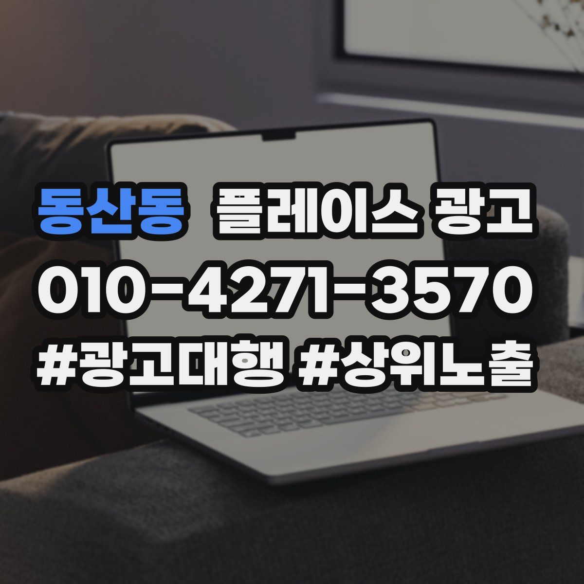 동산동 플레이스 광고