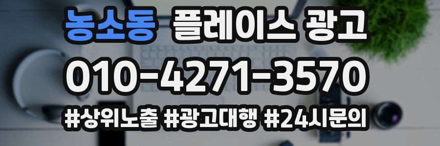농소동 플레이스 광고