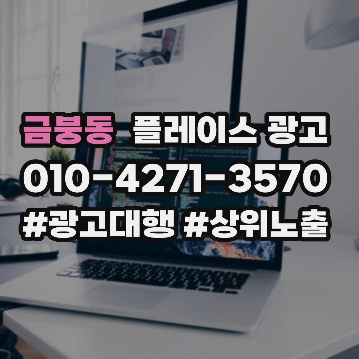 금붕동 플레이스 광고