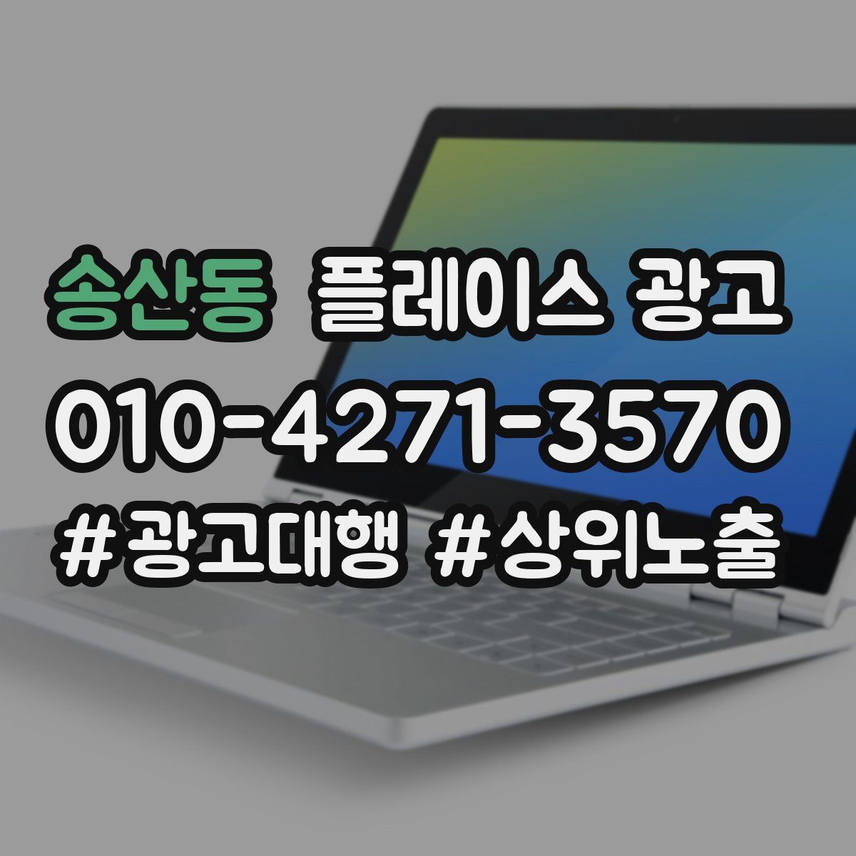 송산동 플레이스 광고