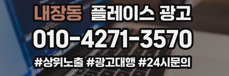 내장동 플레이스 광고
