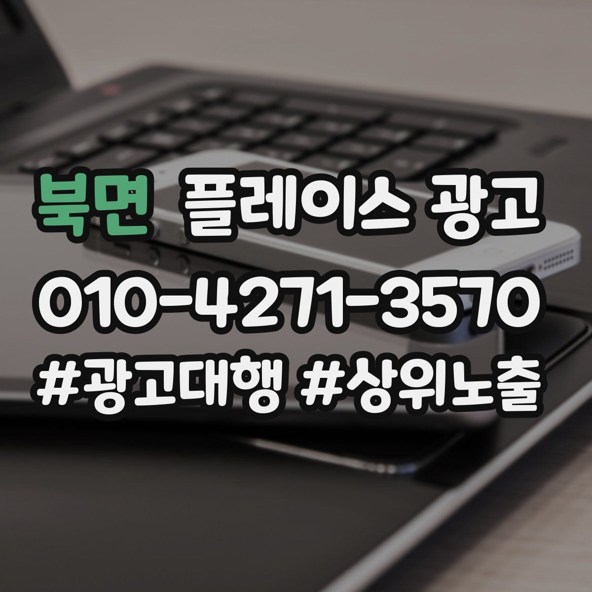 북면 플레이스 광고