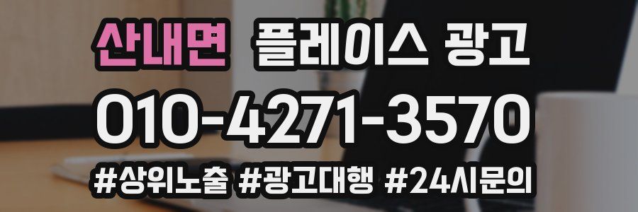 산내면 플레이스 광고