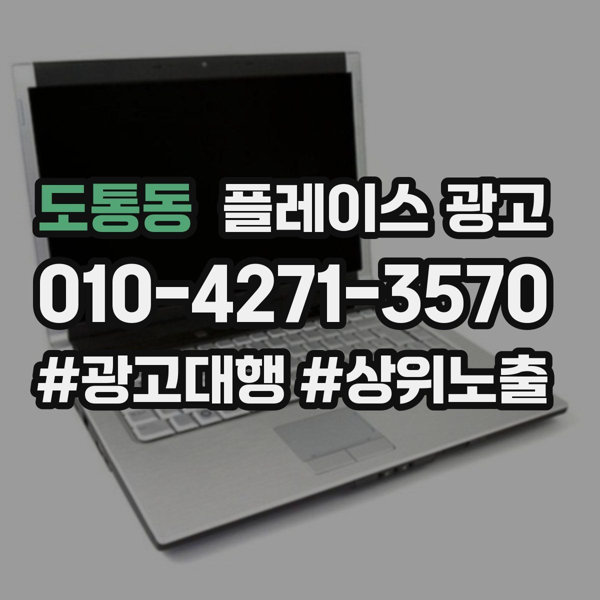 도통동 플레이스 광고