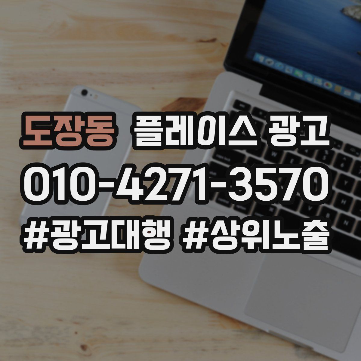 도장동 플레이스 광고
