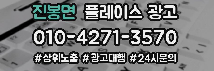 진봉면 플레이스 광고