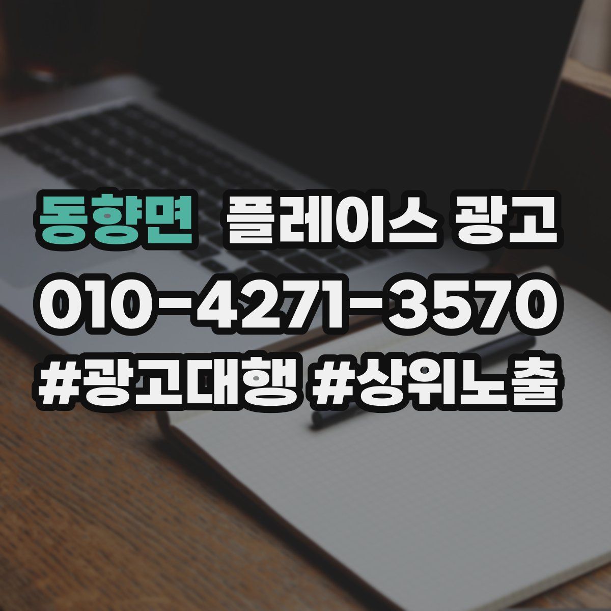 동향면 플레이스 광고