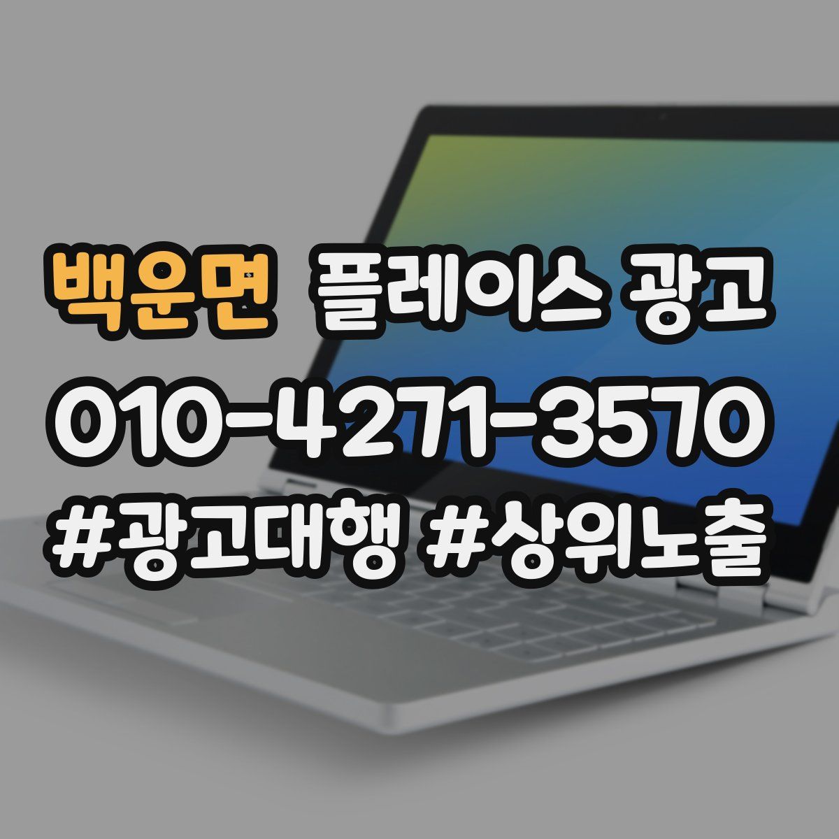 백운면 플레이스 광고