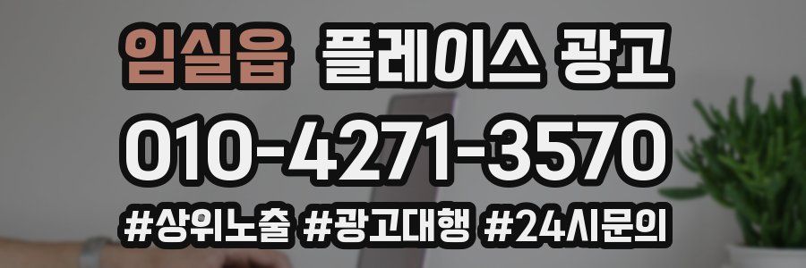 임실읍 플레이스 광고