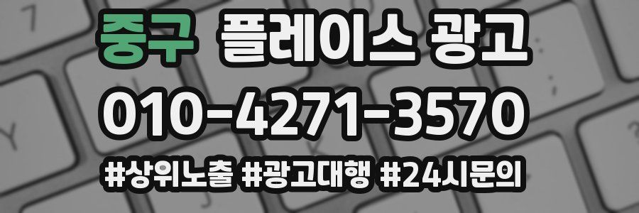 중구 플레이스 광고