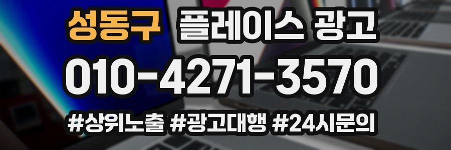 성동구 플레이스 광고