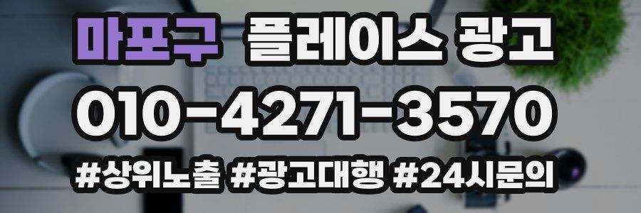 마포구 플레이스 광고