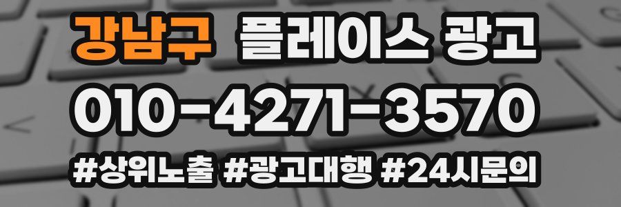 강남구 플레이스 광고