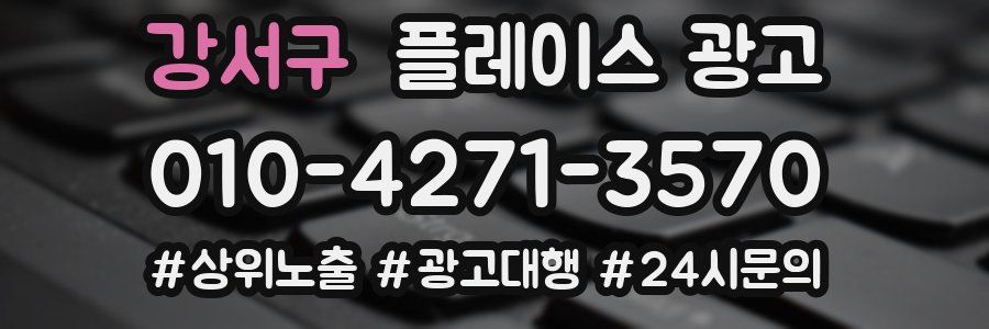강서구 플레이스 광고