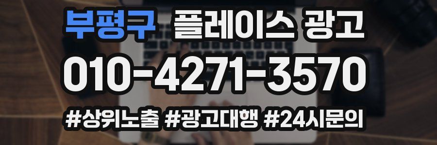 부평구 플레이스 광고