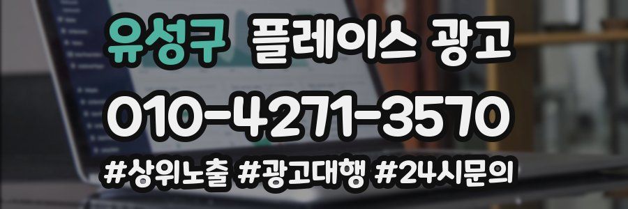 유성구 플레이스 광고