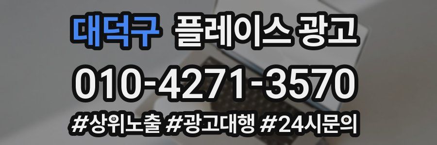 대덕구 플레이스 광고