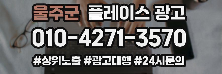 울주군 플레이스 광고