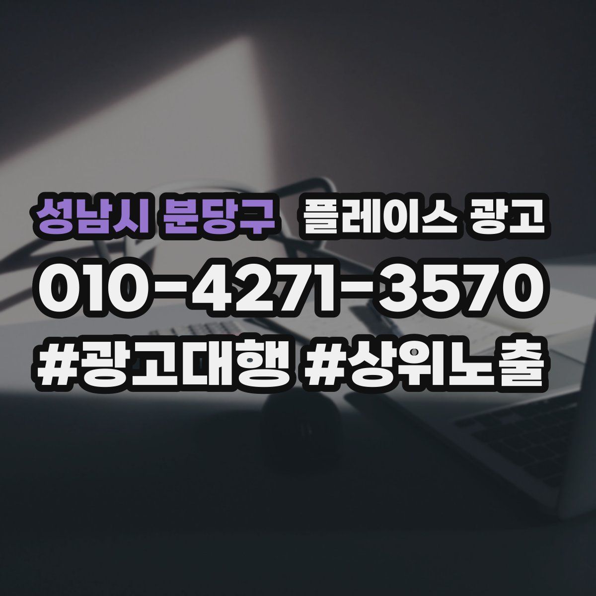 성남시 분당구 플레이스 광고