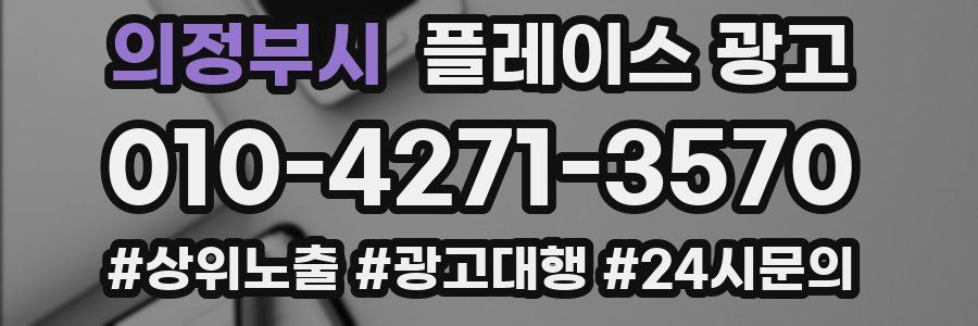 의정부시 플레이스 광고