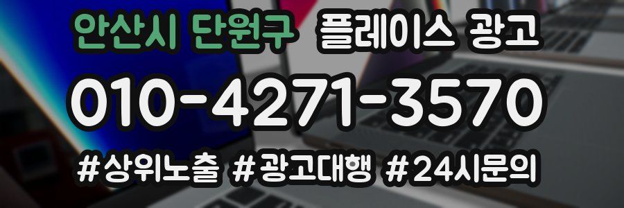 안산시 단원구 플레이스 광고
