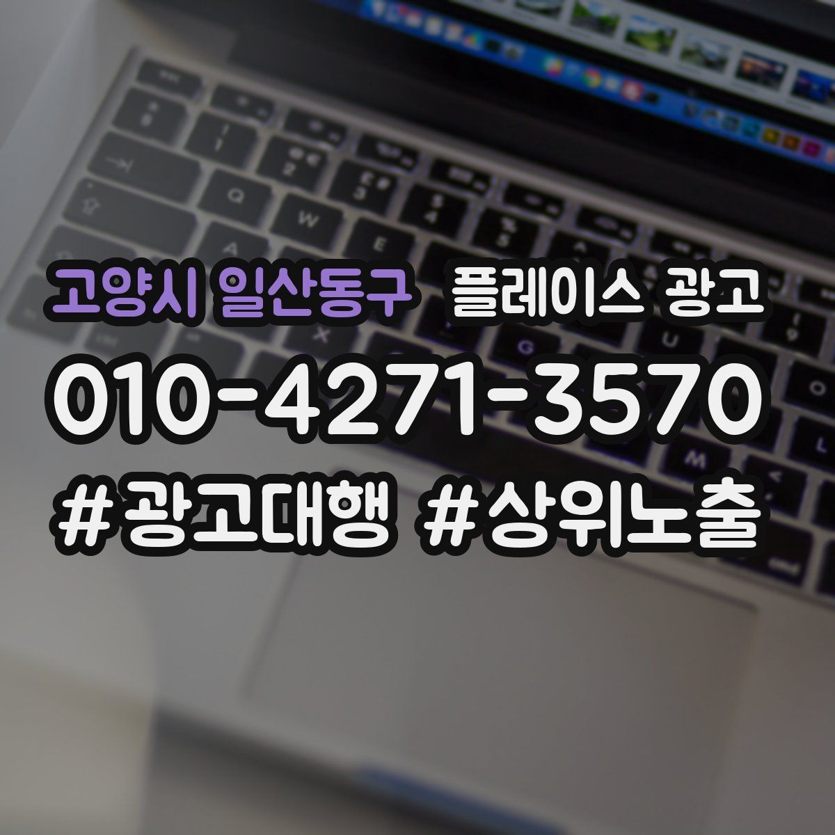 고양시 일산동구 플레이스 광고