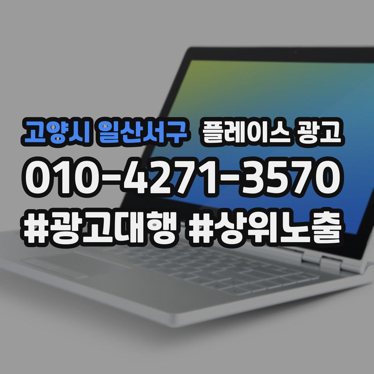 고양시 일산서구 플레이스 광고