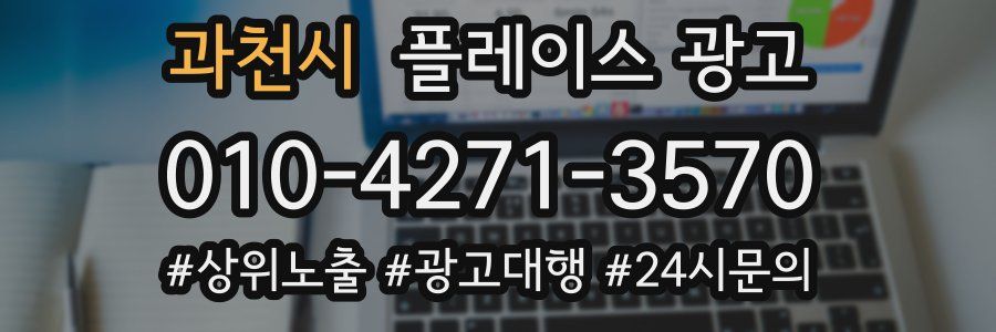 과천시 플레이스 광고