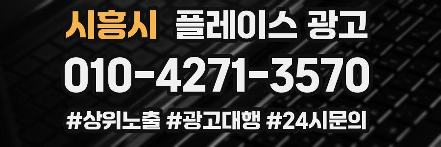 시흥시 플레이스 광고