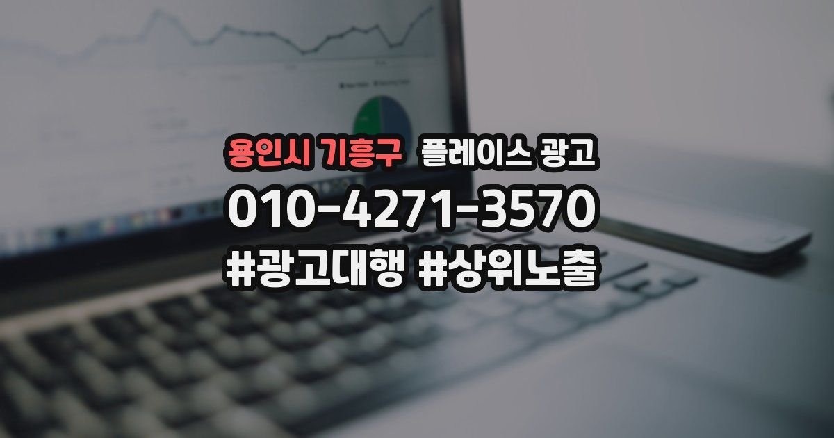 용인시 기흥구 플레이스 광고