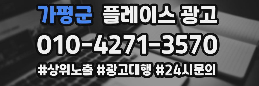 가평군 플레이스 광고