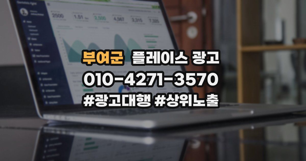 부여군 플레이스 광고