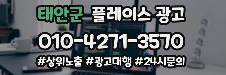 태안군 플레이스 광고