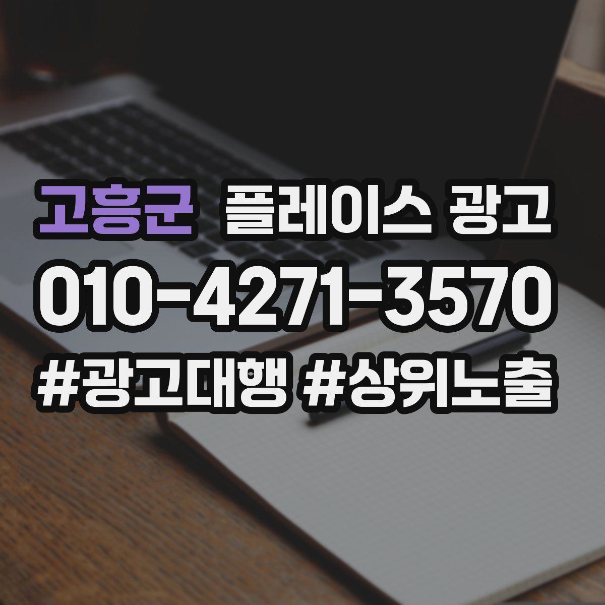고흥군 플레이스 광고