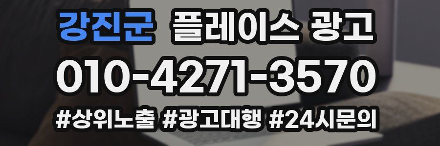 강진군 플레이스 광고