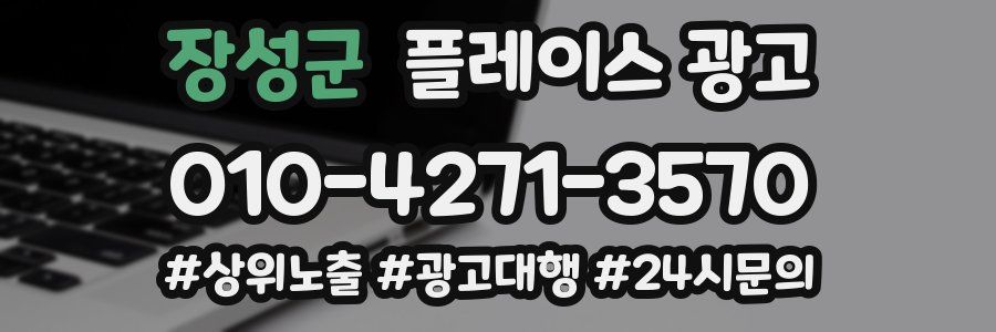 장성군 플레이스 광고