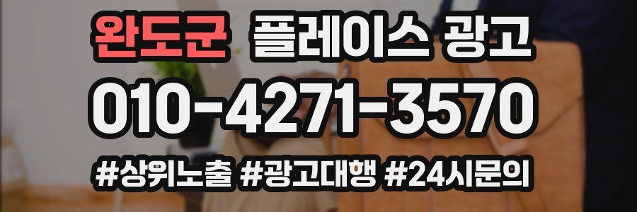 완도군 플레이스 광고