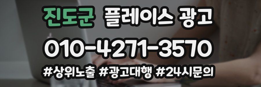 진도군 플레이스 광고