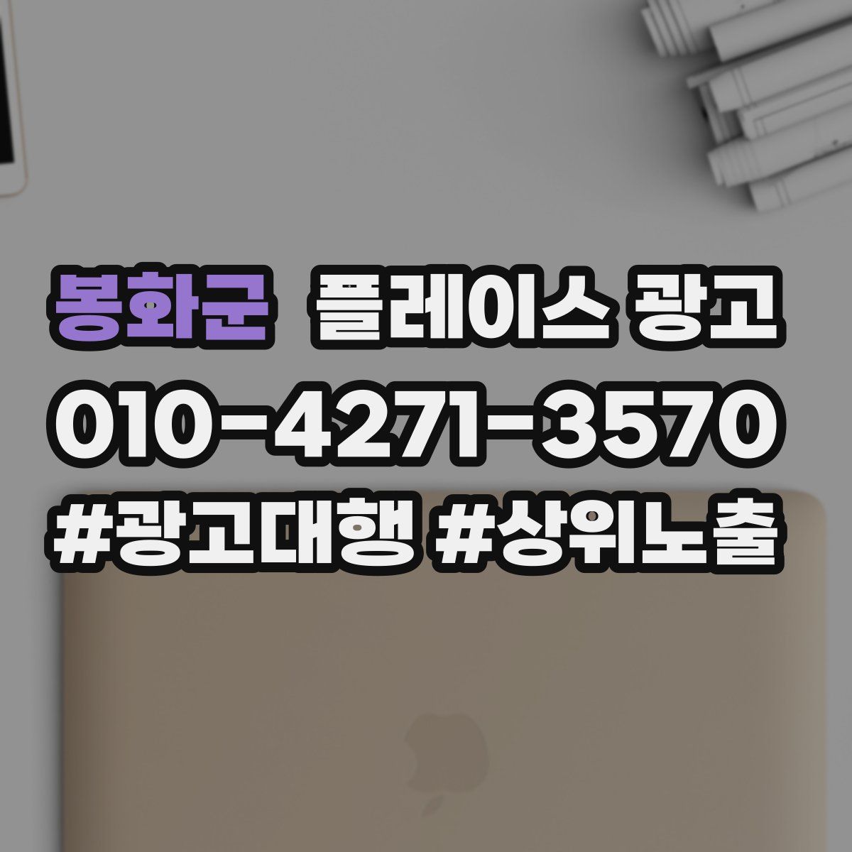 봉화군 플레이스 광고