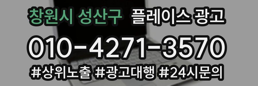 창원시 성산구 플레이스 광고
