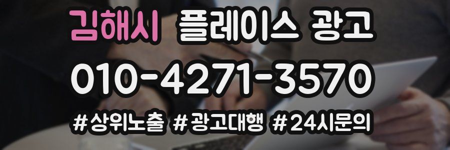 김해시 플레이스 광고